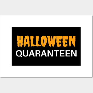 Halloween Quarantine Coronavirus Posters and Art